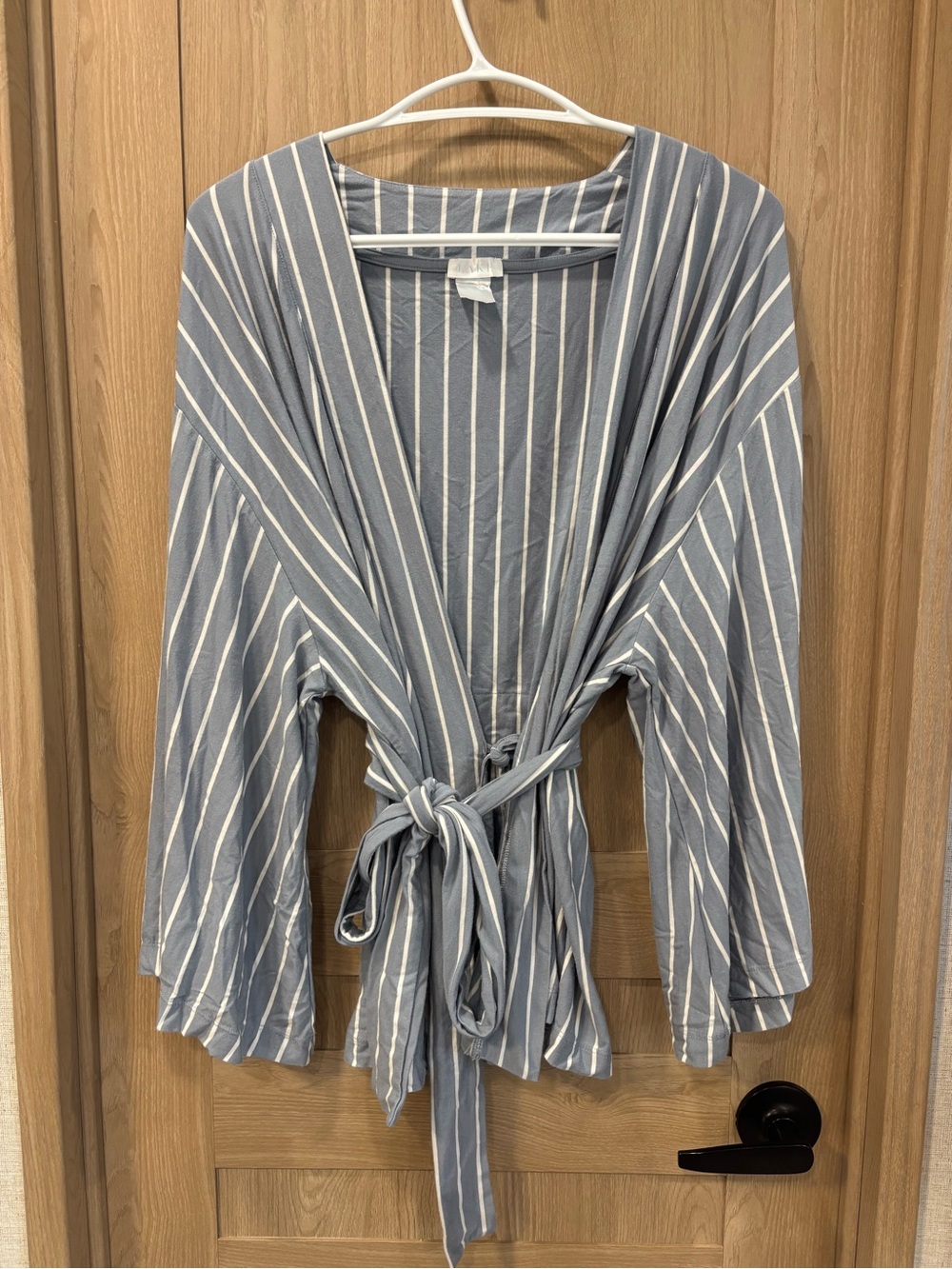 Lake Pyjamas Kimono Robe Top Size L Coastal DreamModal Stripes Pjs Loungewear